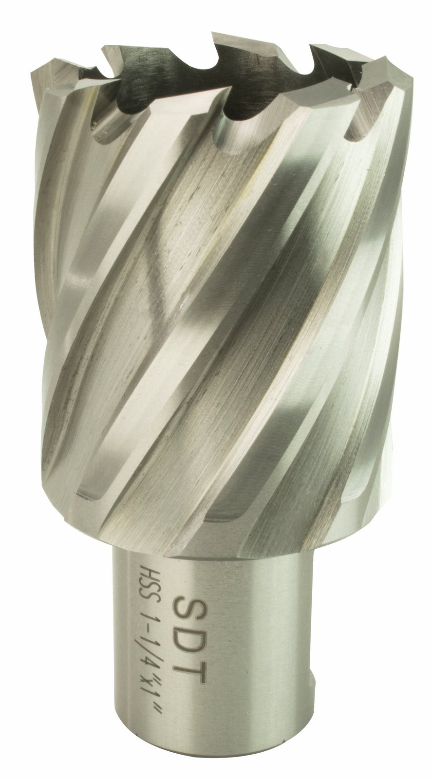 Steel Dragon Tools® 1-1/4" x 1" HSS Annular Cutter with 3/4" Weldon Shank