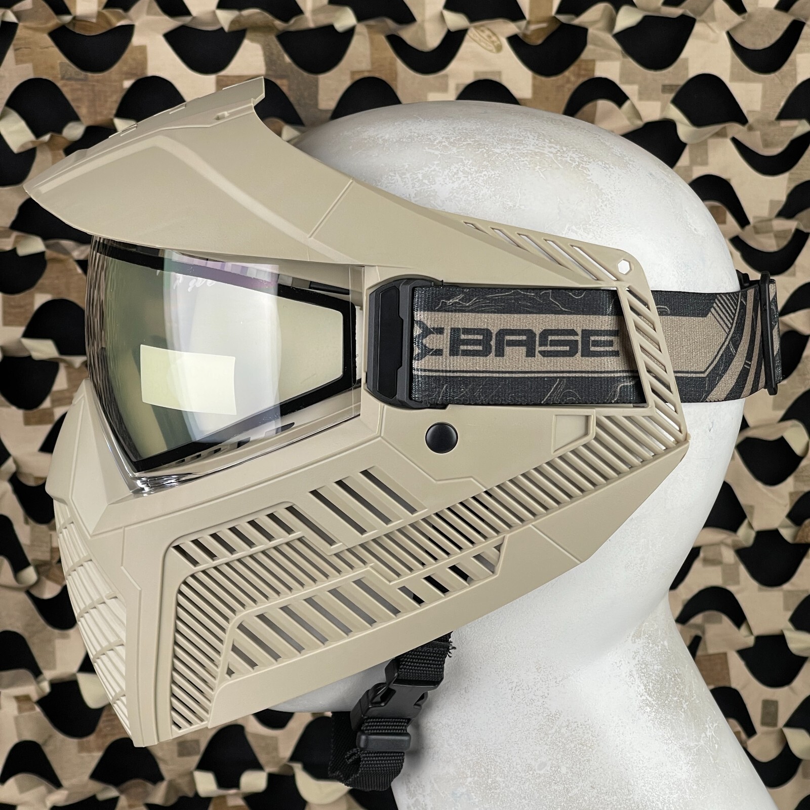 NEW Base GS-O Paintball Mask - Tan