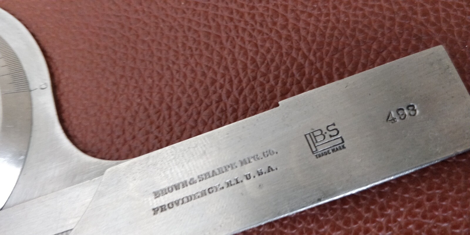 Brown & Sharpe 599-493-6 6" IMPROVED BEVEL PROTRACTOR,