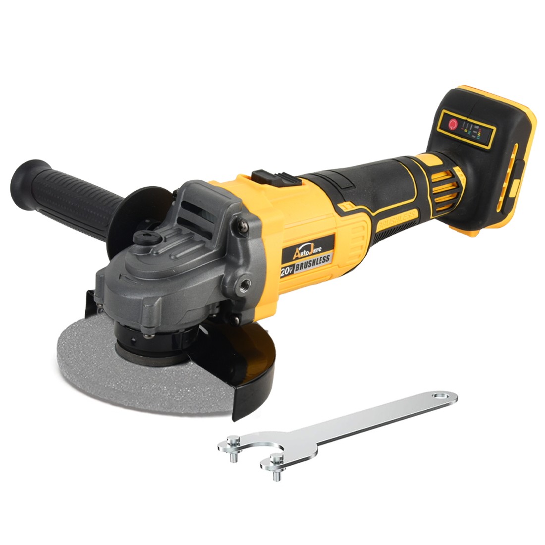 125mm Cordless Brushless Angle Grinder For Dewalt 20V Li-ion Battery Tool Only