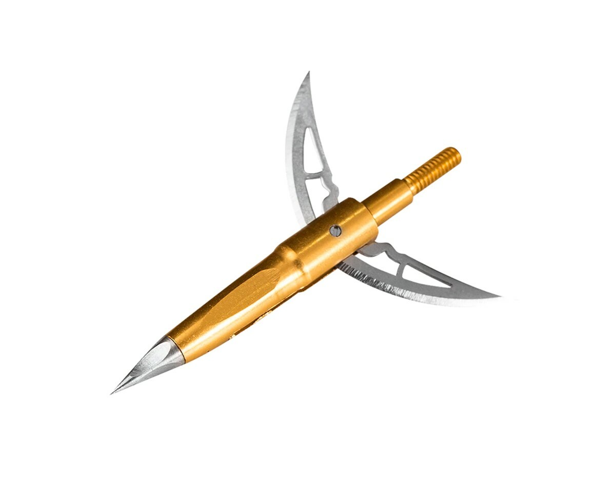 Flying Arrow Archery Authentic Kratos Mechanical Broadhead 100 Grain 3 Pack