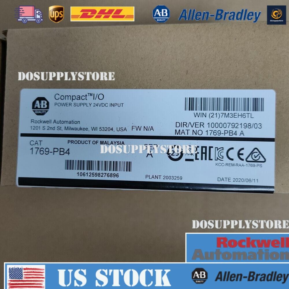 New Factory AB 1769-PB4 SER A CompactLogix Power Supply 1769PB4 US Free Tax