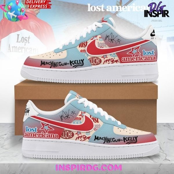 Machine Gun Kelly Lost Americana Limited Air Force 1, Choose Size Men, Women