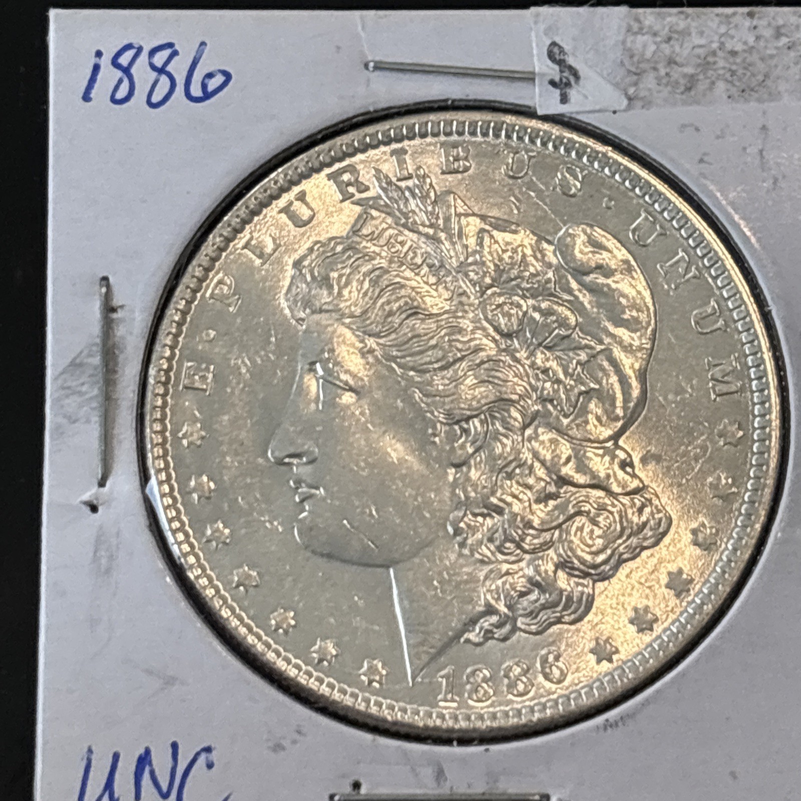 1886 MORGAN SILVER DOLLAR UNCIRCULATED MS Coin