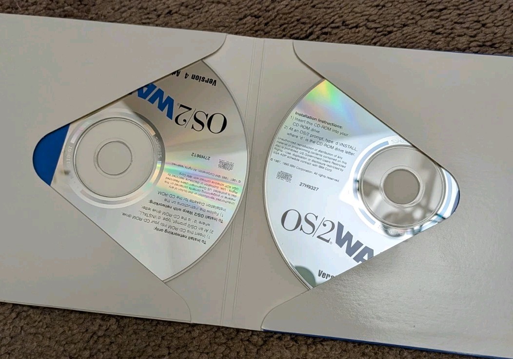 IBM OS/2 Warp Server Advanced Version 4 - VERY RARE - Complete in Box & Manuals