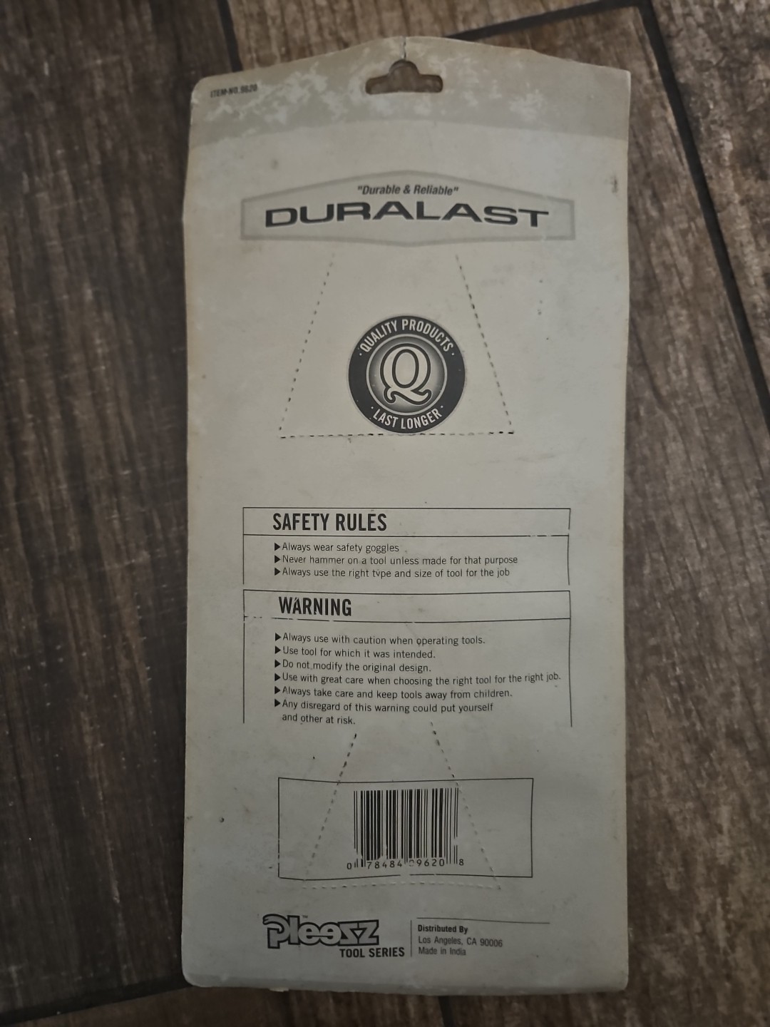 Duralast 4" Scraper Item No 9620