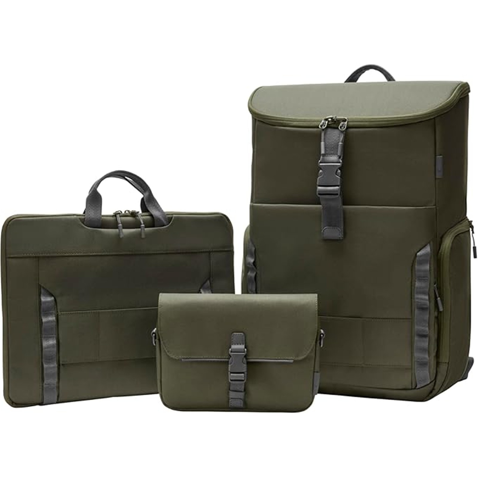 NEW HP 15.6-inch Modular Laptop Backpack (Olive Green) - 9J496AA