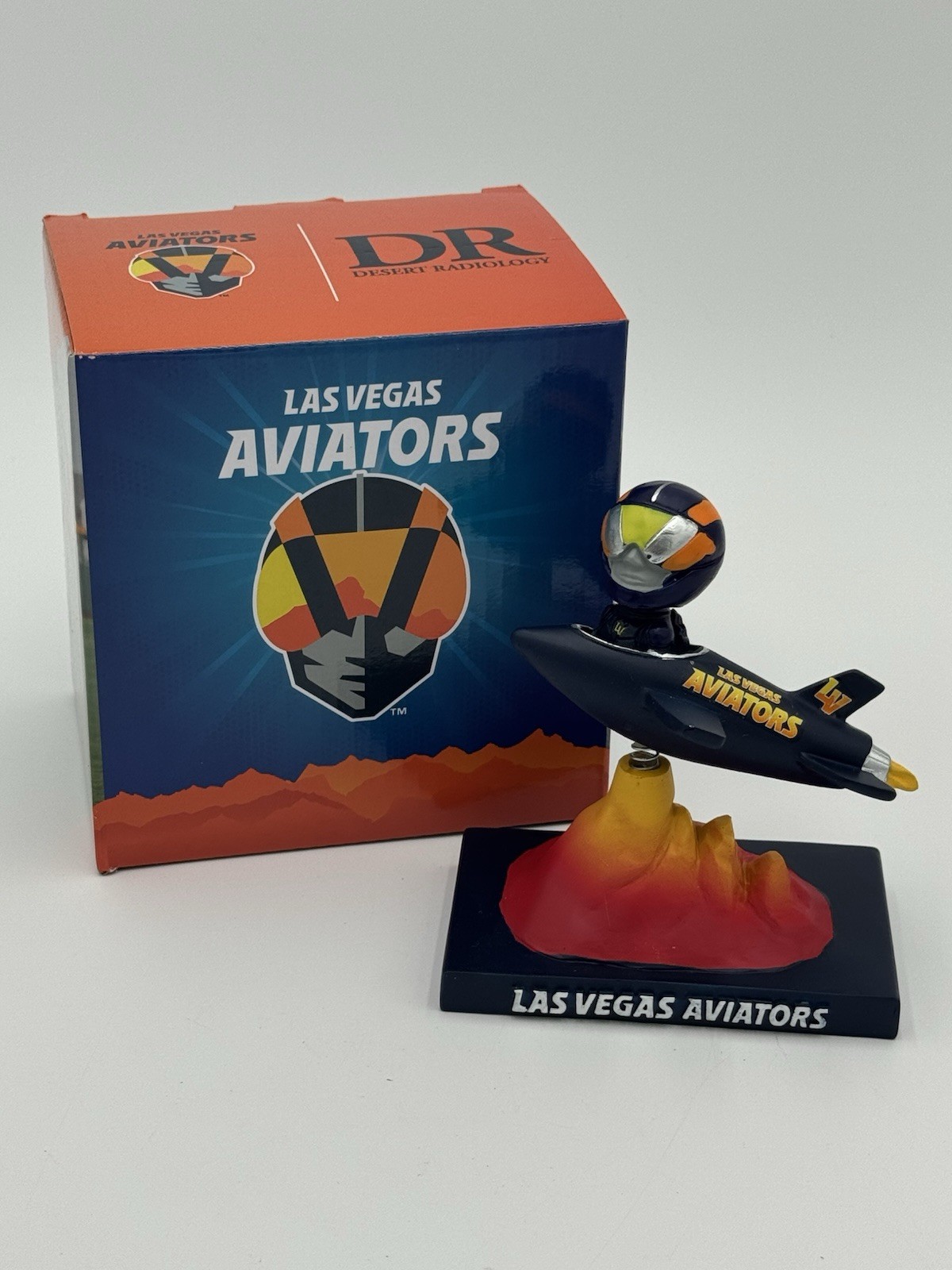 NEW Las Vegas Aviators Bobblehead Jet Fighter MiLB Minor League Baseball 5" Box