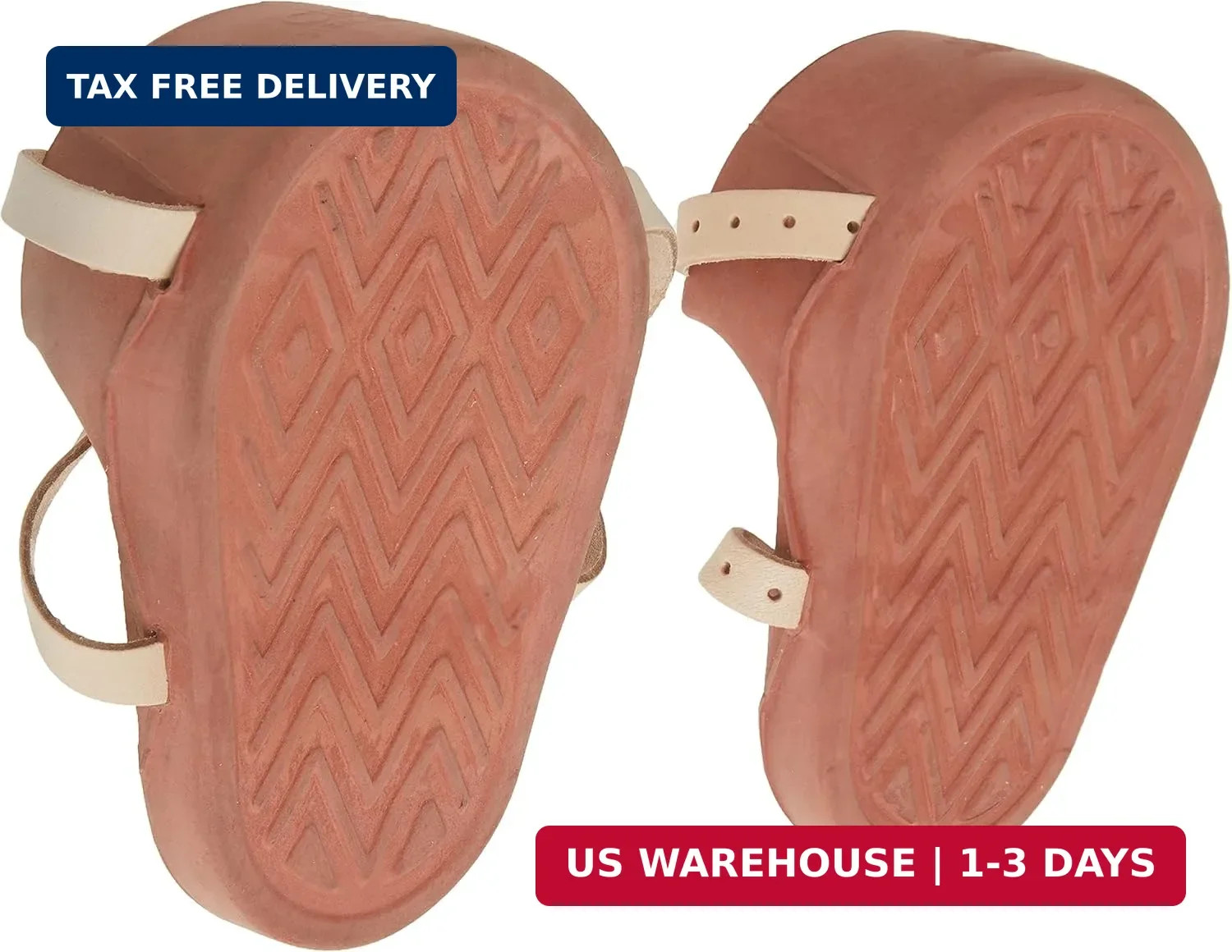 Custom Leathercraft CLC 318 Professional Heavy-Duty Molded Rubber Kneepads,Brown