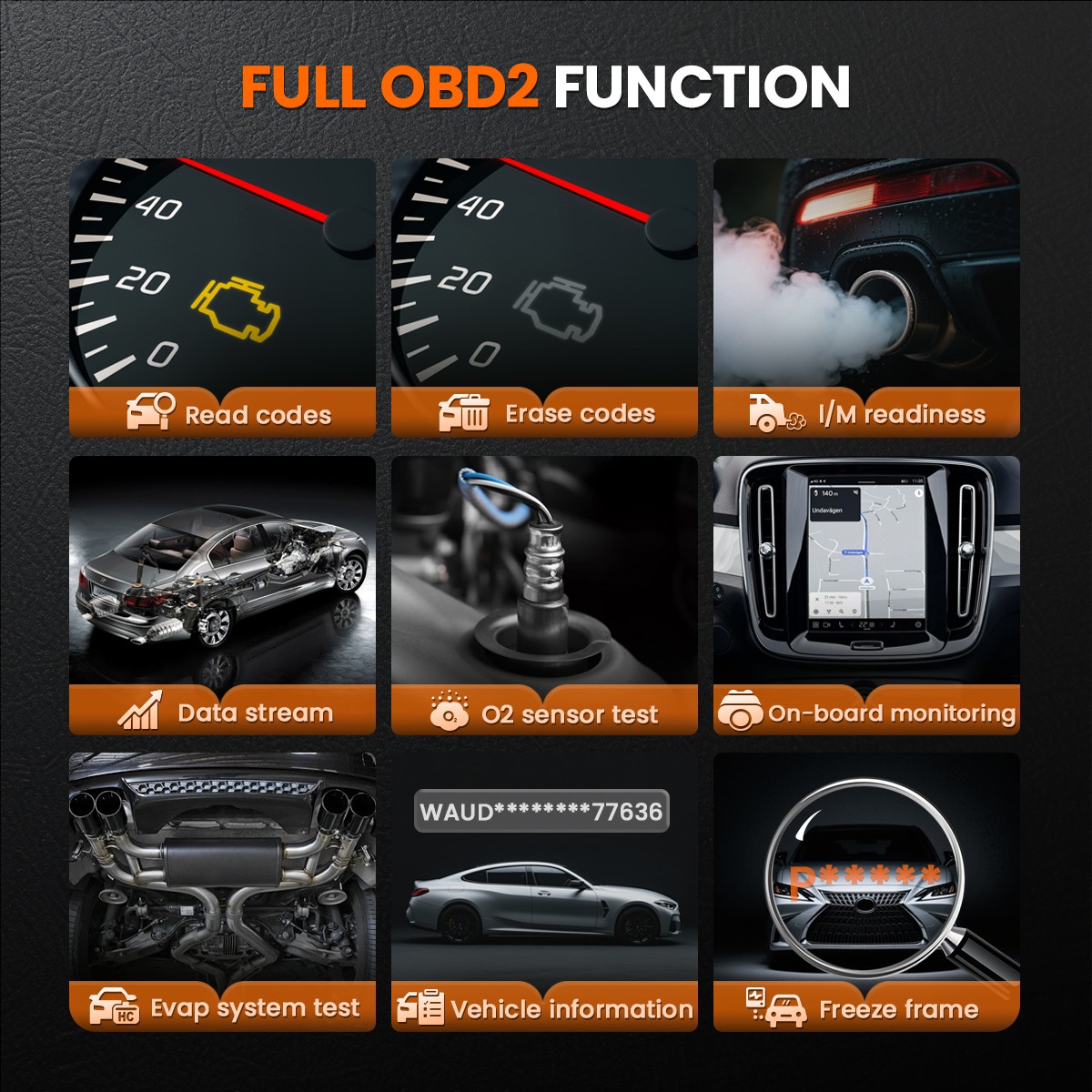 Free Update Lifetime OBD2 Scanner DiagnosticScan Tool Bidirectional Full System