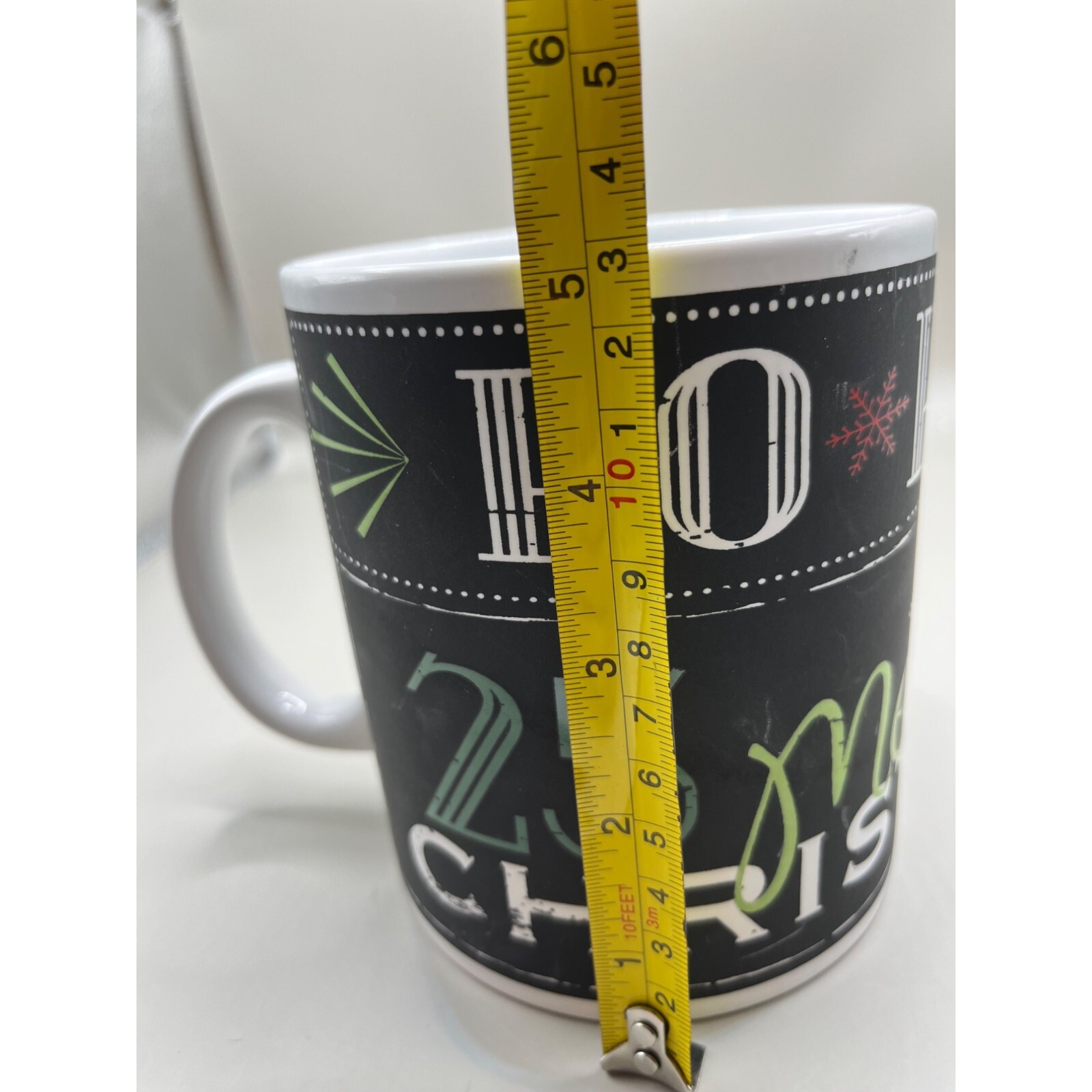 Morris Design Christmas Mug Ho Ho 25 Dec Microwave & Dishwasher Safe