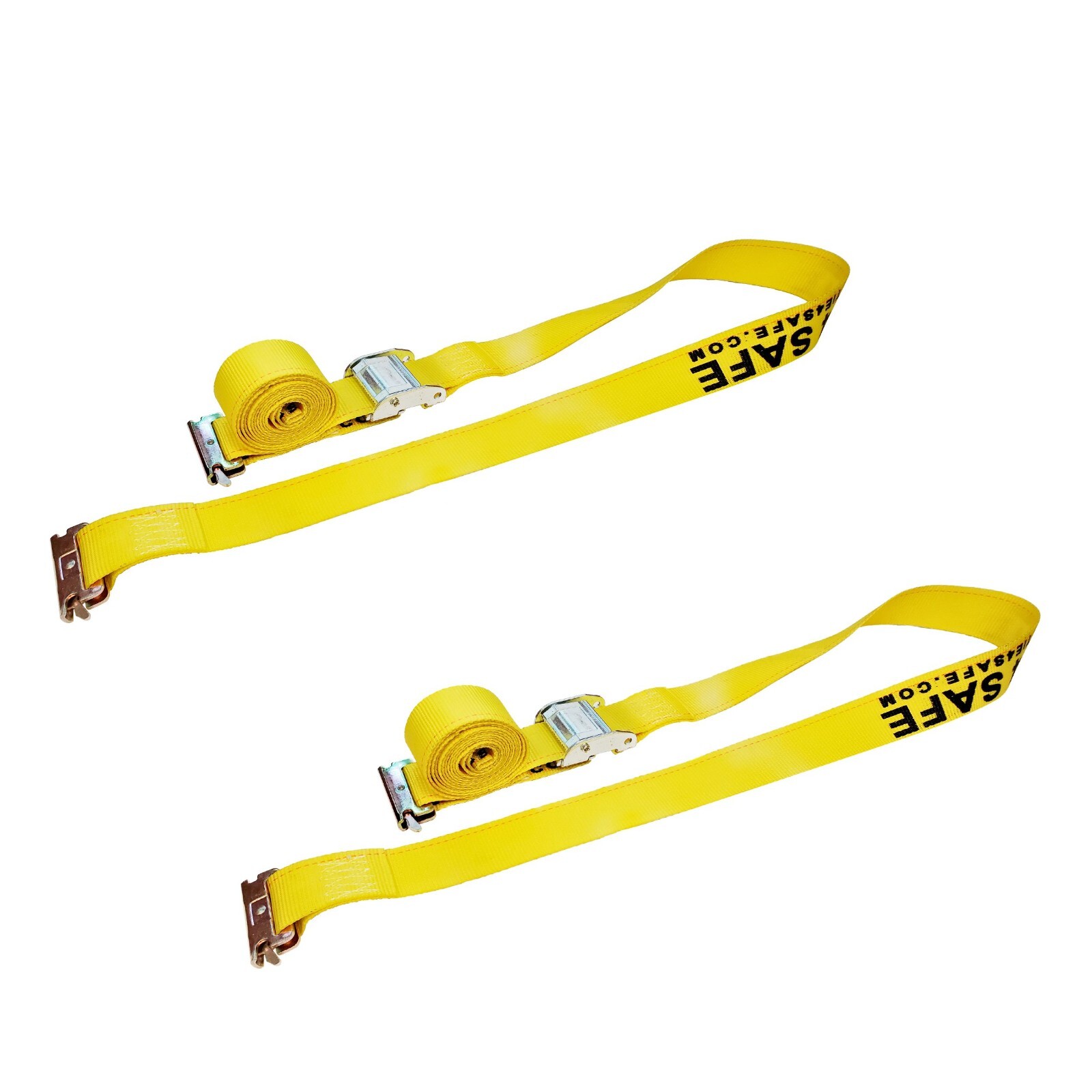 2 Pack 2" x 12' E-Track Cam Buckle Strap Truck Trailer Enclosed Cargo Tie Down