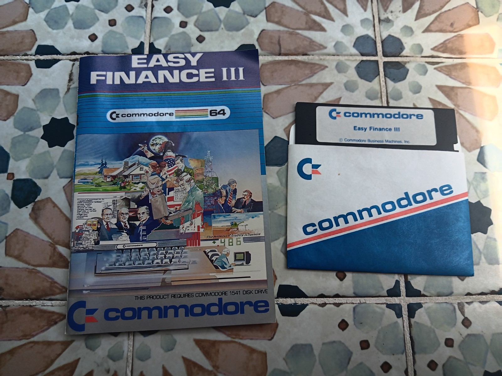 Commodore 64 Easy Finance III/3 Computer Software Tested/Works