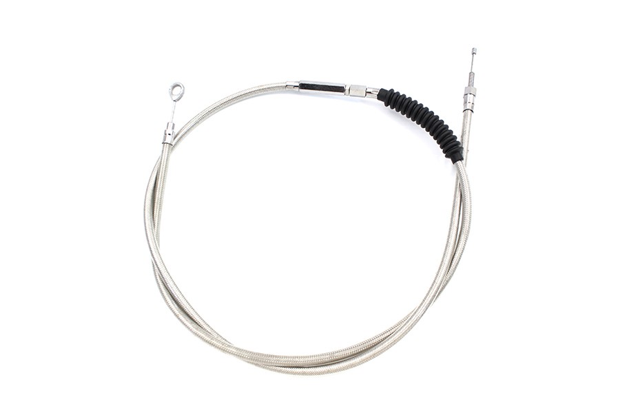 70-1/2 inch Braided Stainless Steel Clutch Cable fits Harley Davidson