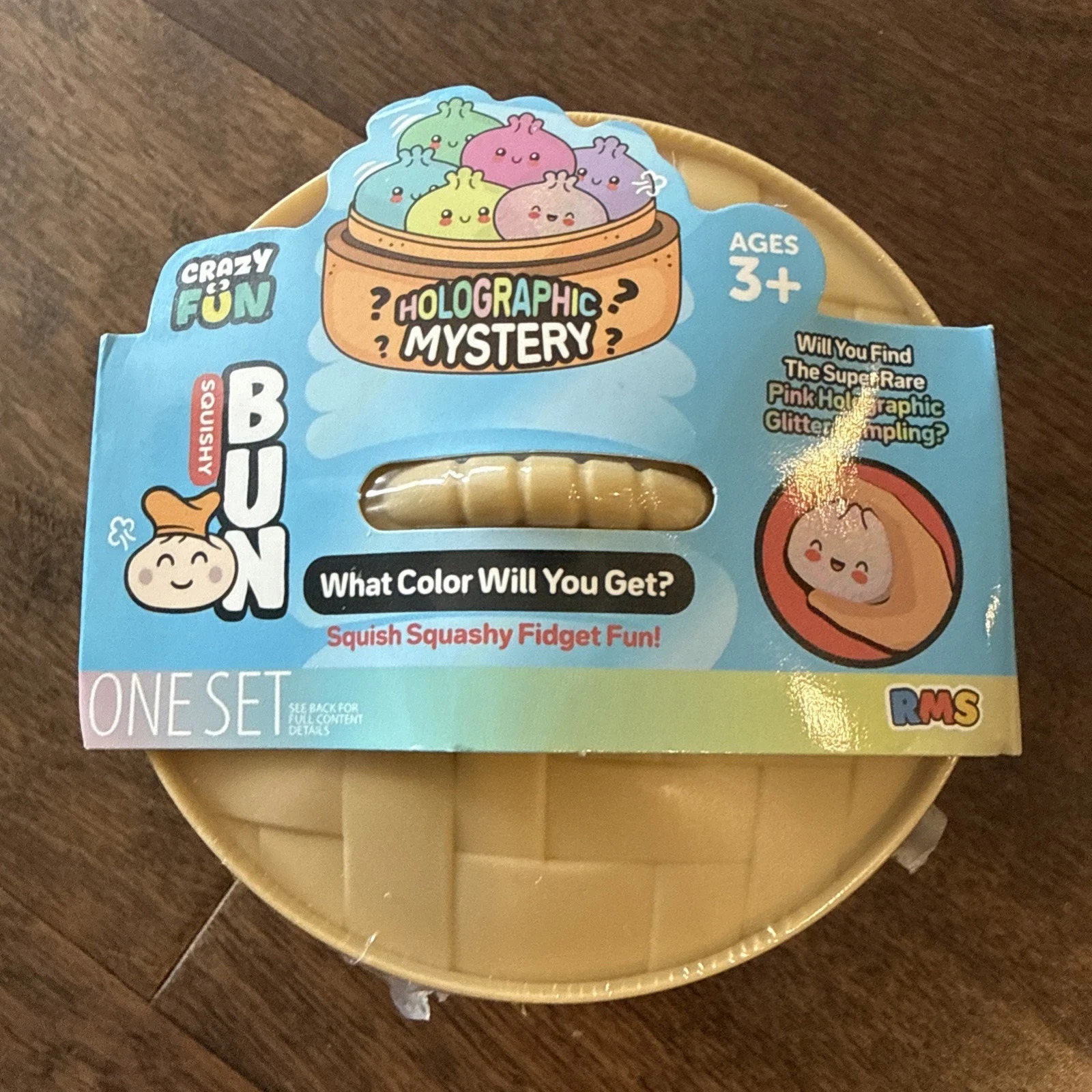 NEW - SINGLE 🌈Crazy Fun Squishy Bun Rainbow Mystery UV Dumpling FACTORY SEALED