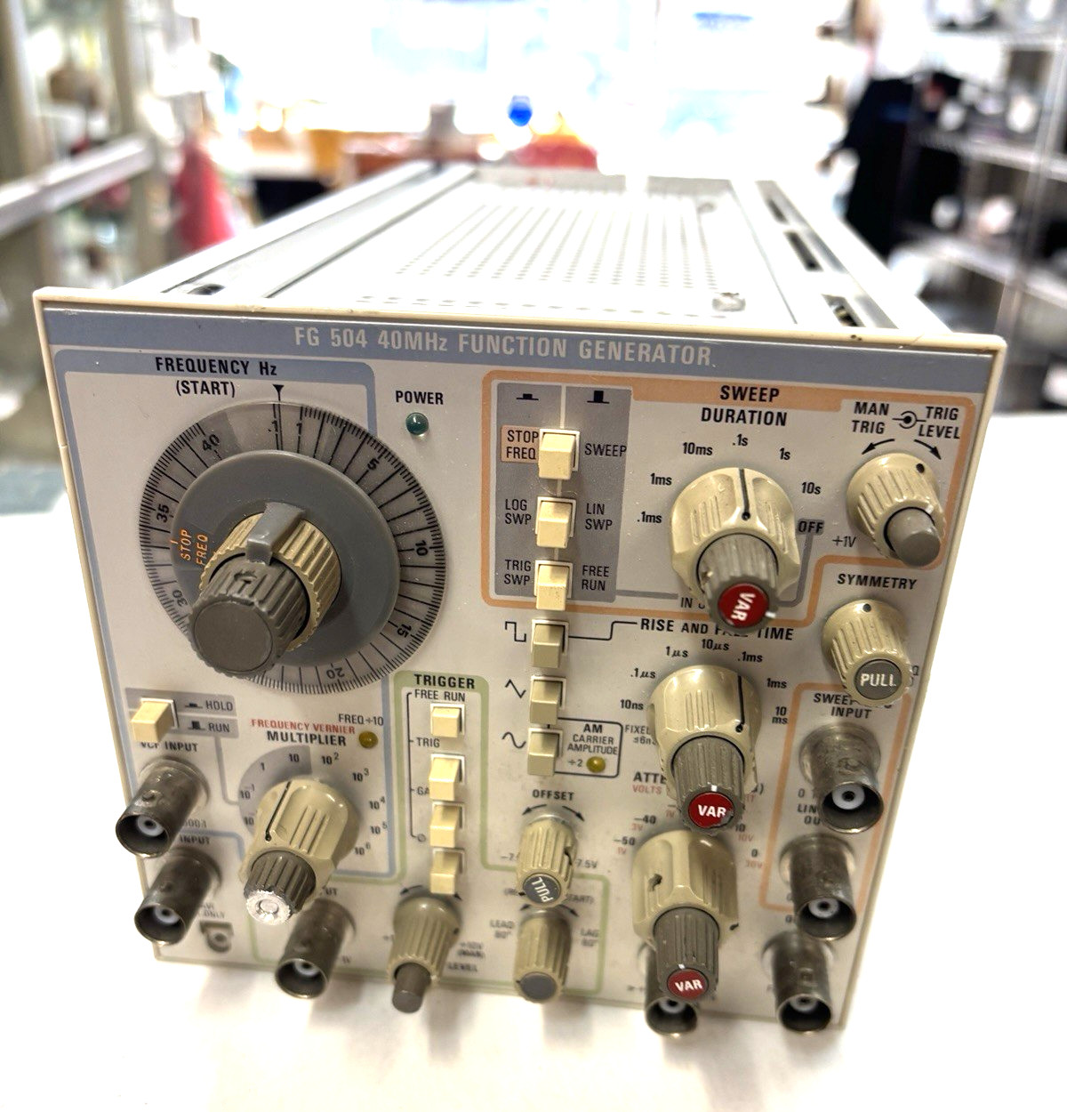 Tektronix FG 504 Function Generator 40MHz Plug In Module For TM500 Series TESTED