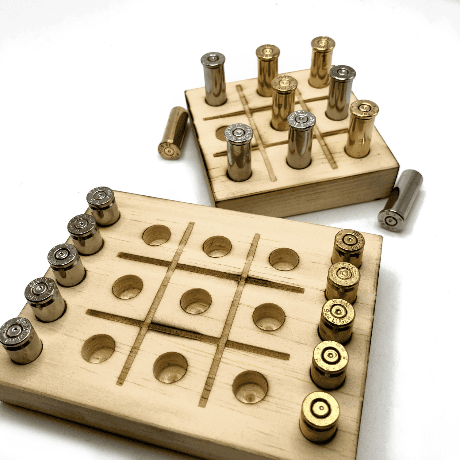 Tic Tac Toe Bullet Casing Board, Man Cave, Bar Teaser