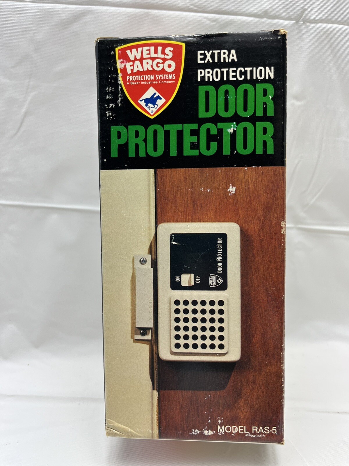 Vtg Wells Fargo Extra Protection Door Protector