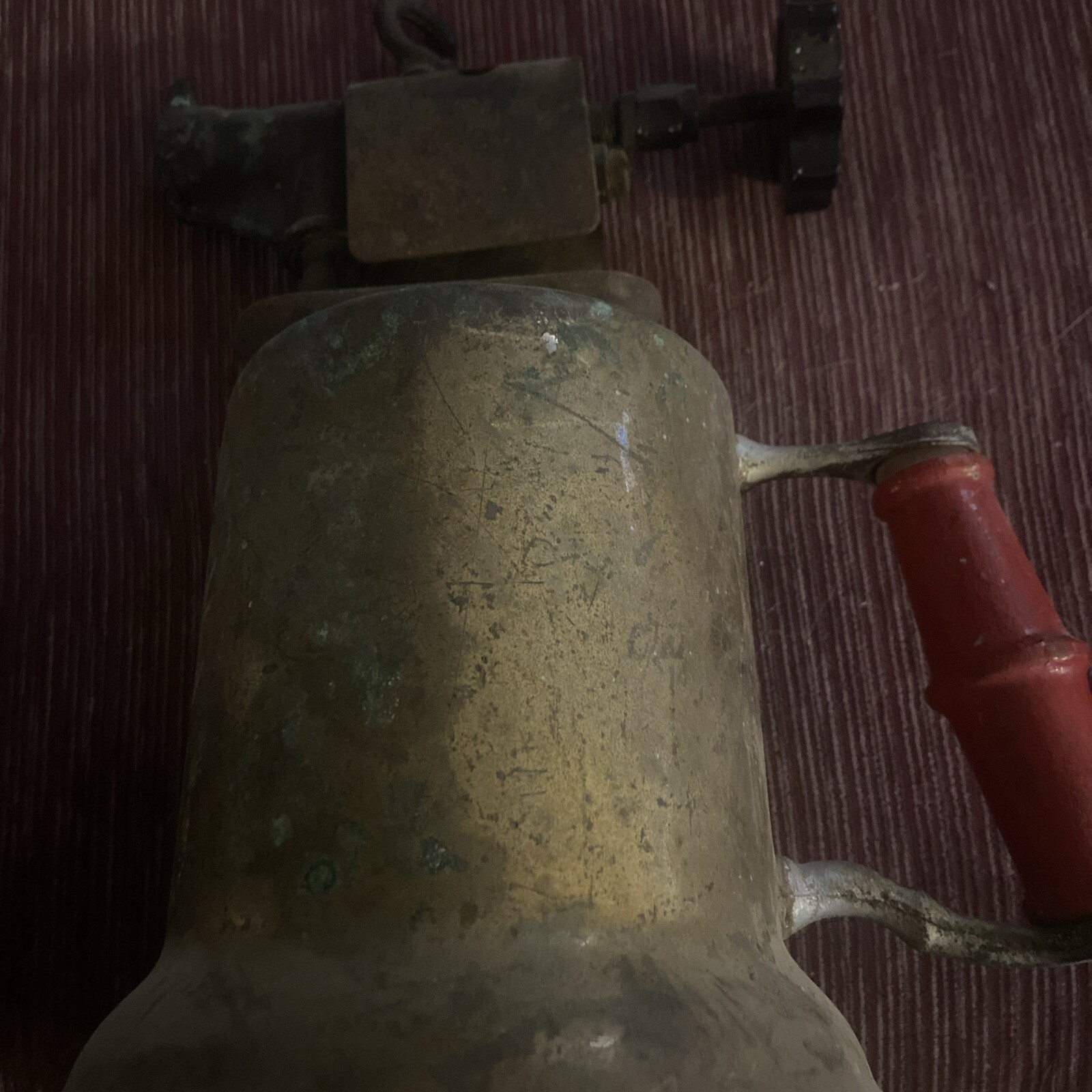 vintage brass gasoline blow torch No Pump. Untested