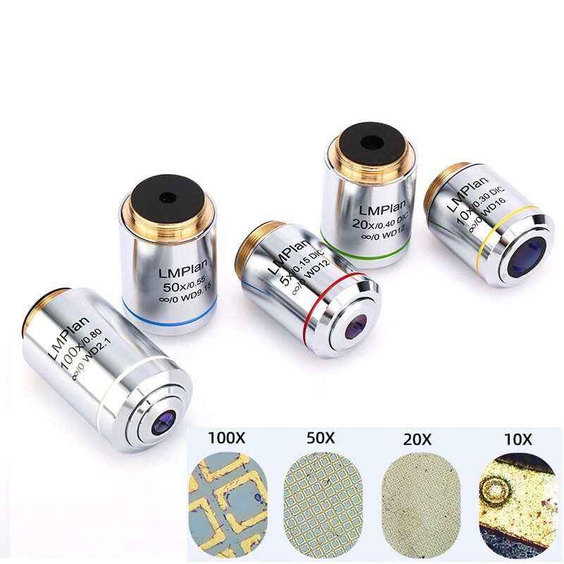 Long Working Distance DIC Differential Interference Plan Achromatic Objective