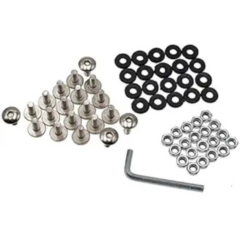 Plastic Body Fender Set of 20 - Bolt, Washer, Nut 6mm M6X16 50cc 70cc 90cc 110cc