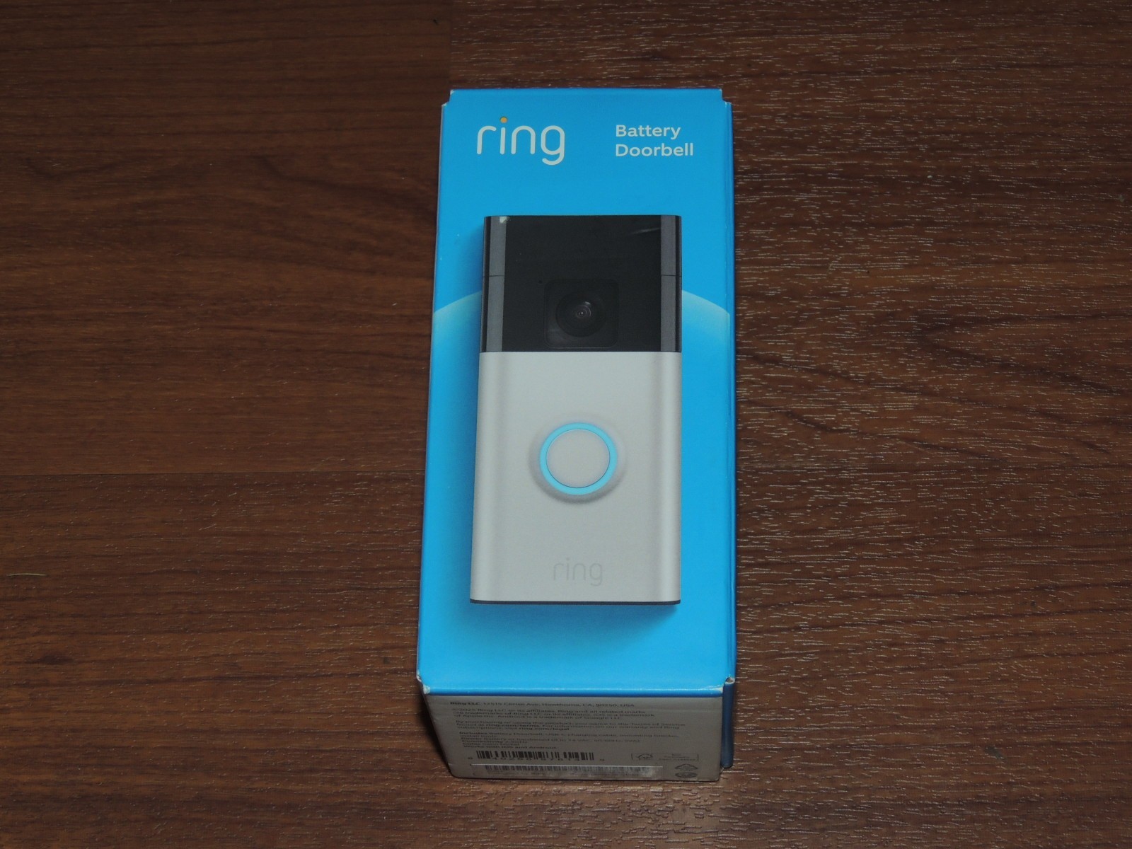 New Sealed - Ring Battery Doorbell HD Smart Wifi Video Doorbell Satin Nickel
