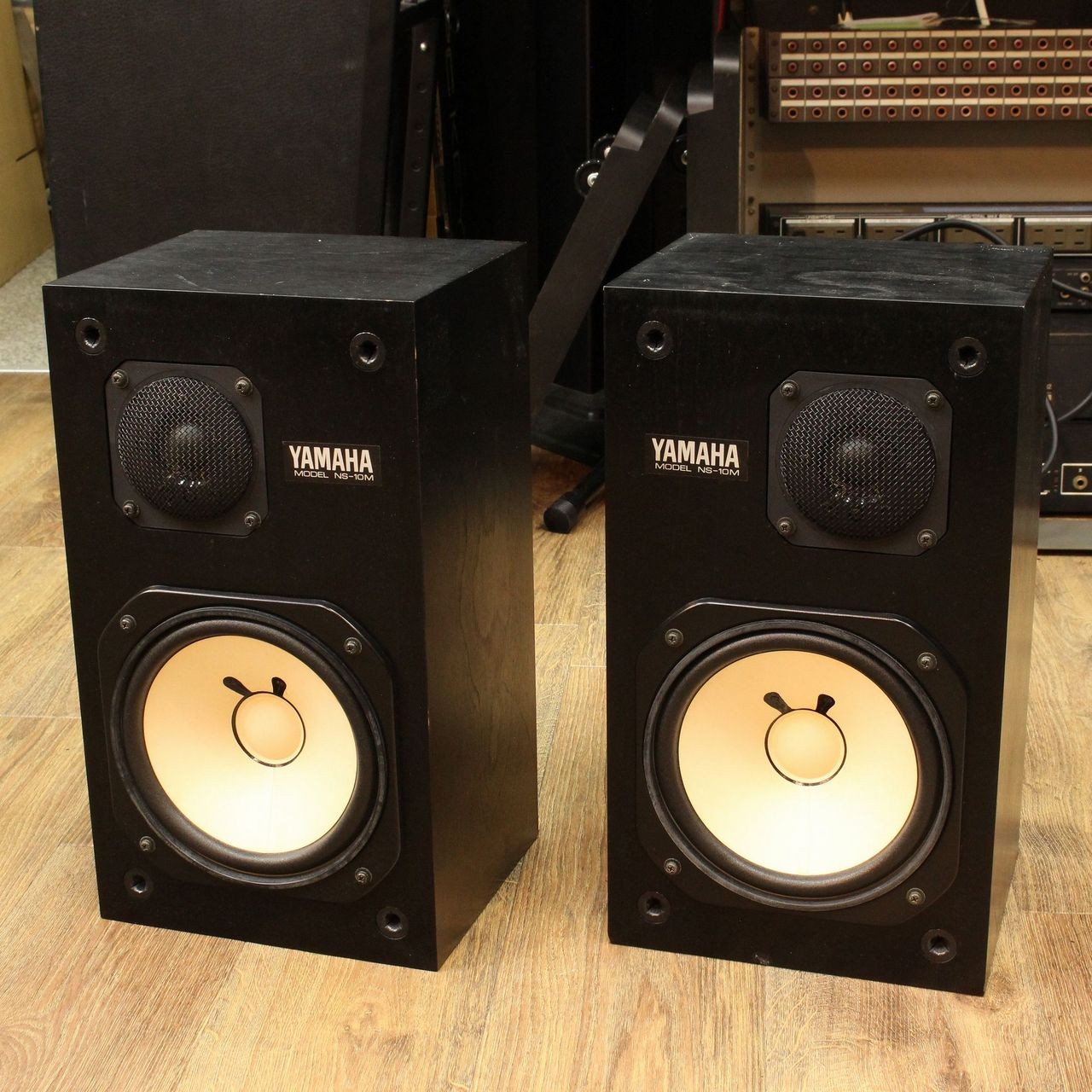 YAMAHA NS-10M Pair Passive Nearfield Studio Monitor Speakers w/ Grilles Tested