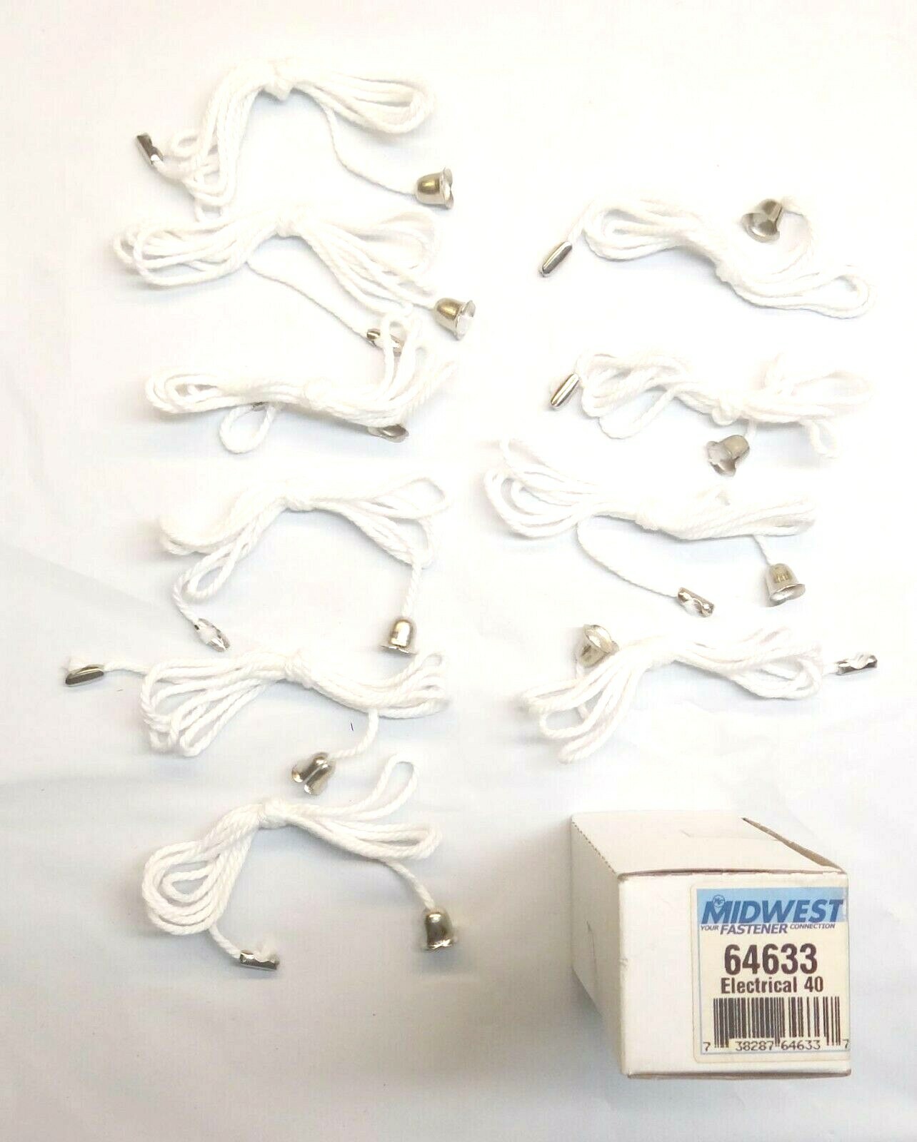 10 Midwest Fastener 64633 String Replacement Pull Cords  - Ceiling Fans / Lamps