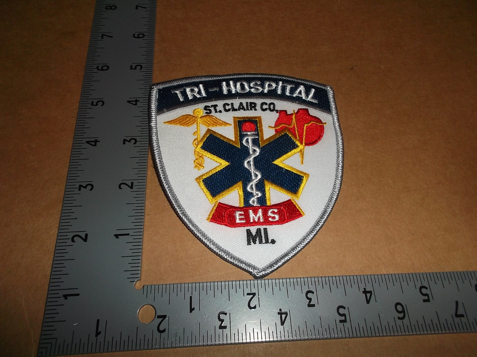 Tri-Hospital St. Clair County Fire EMS Patch~Michigan~MI~Brand New~Original~Mich