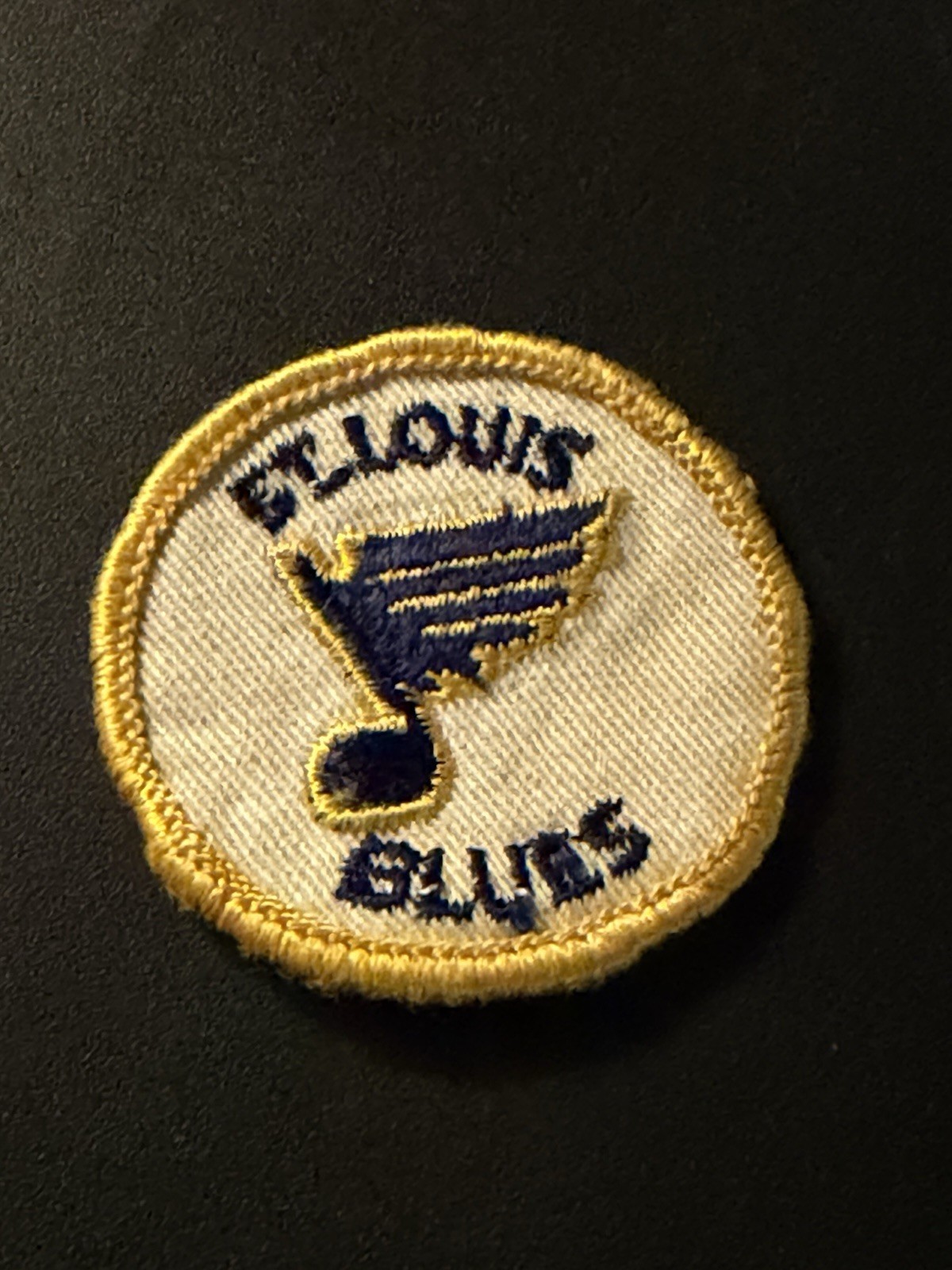 Vintage St. Louis Blues Hockey Team Logo Patch 1970s