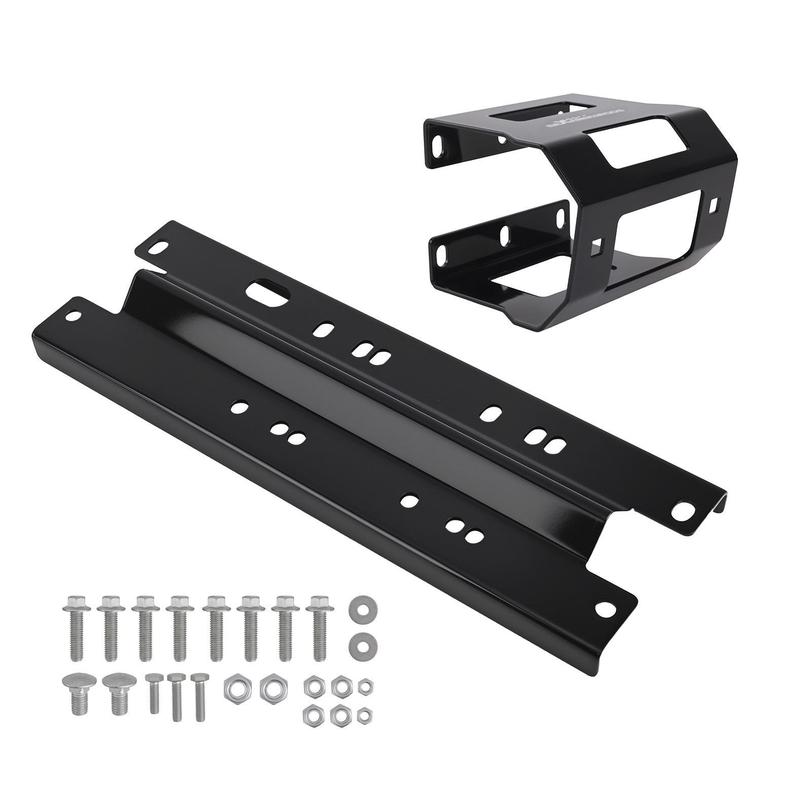 ATV Winch Mounting Bracket for Polaris Sportsman 400-800 2005-2010 Black Coated