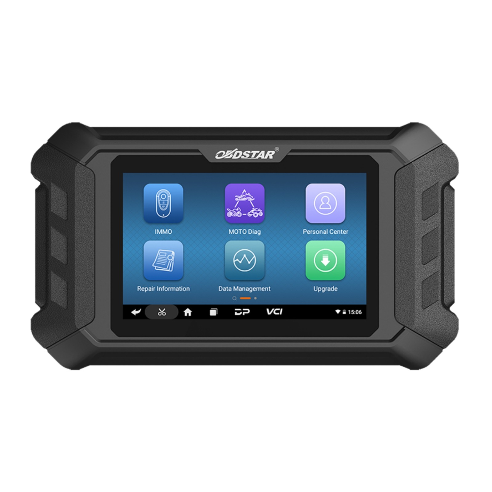 OBDSTAR for VESPA Motorcycle Diagnostic Scanner Tool Action Test