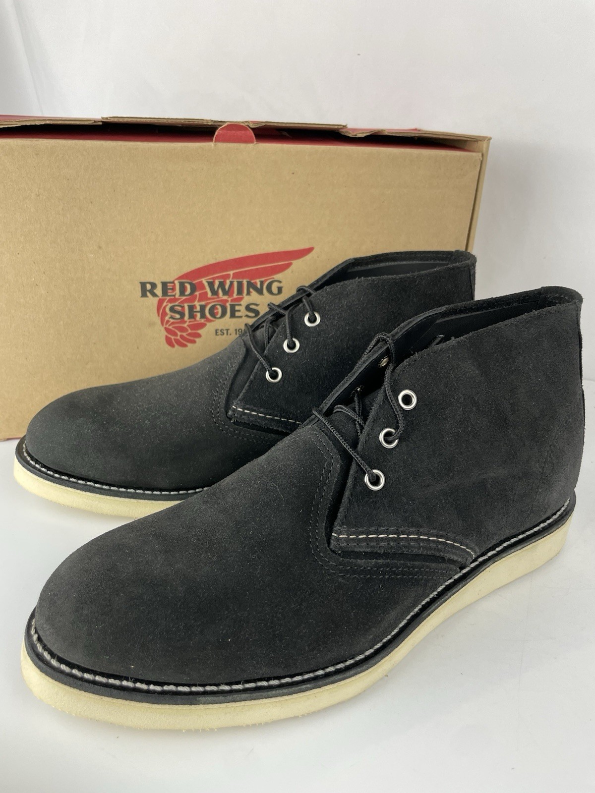 Red Wing 3147 Work Chukka Boot Black Abilene Men’s Multiple Sizes