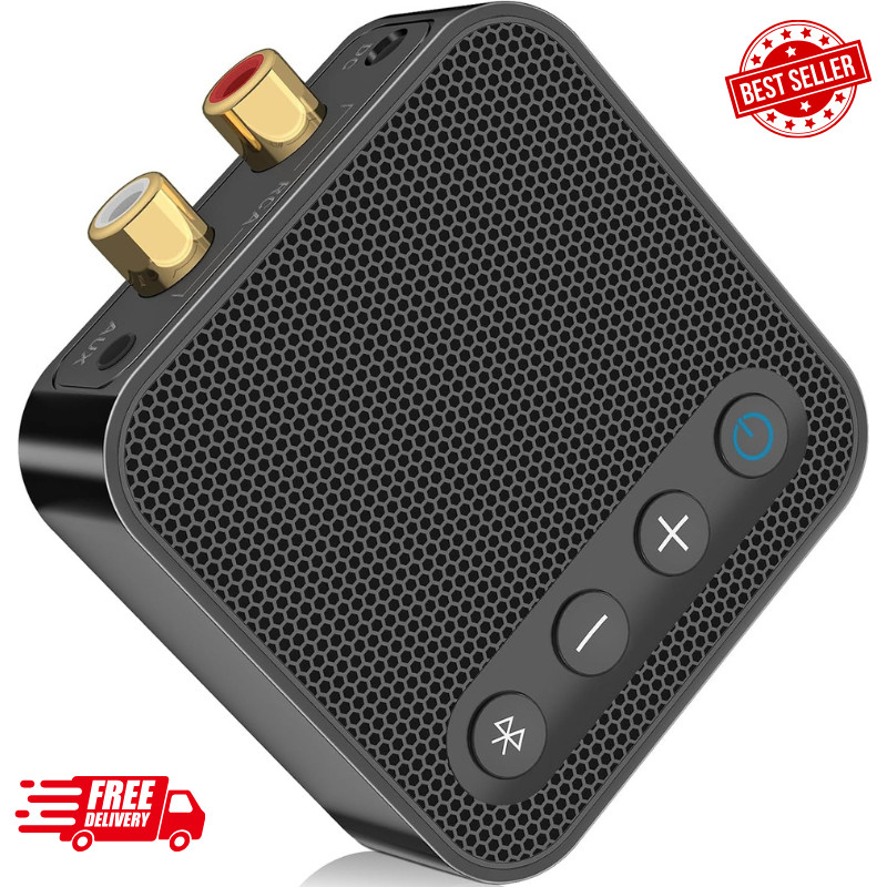 Bluetooth to RCA Adapter for Stereo Receiver - aptX HD Long Range Low Latency...