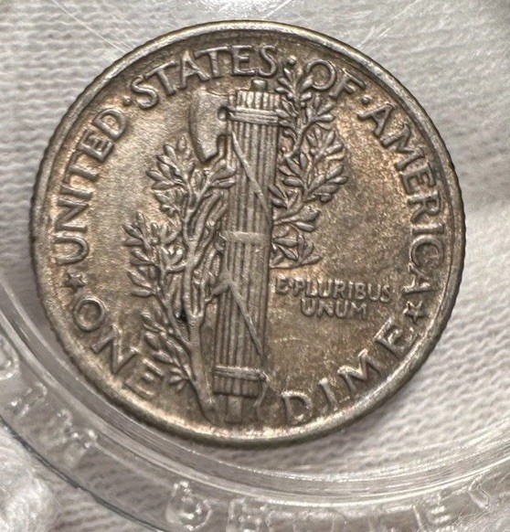 1920 Mercury Dime AU About Uncirculated