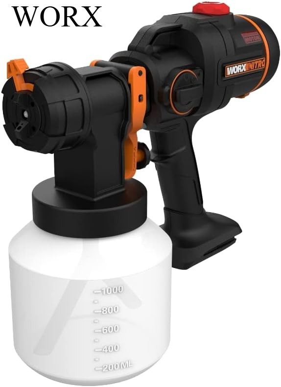 Worx Nitro 20V Cordless Paint Sprayer Power Share with Brushless Motor