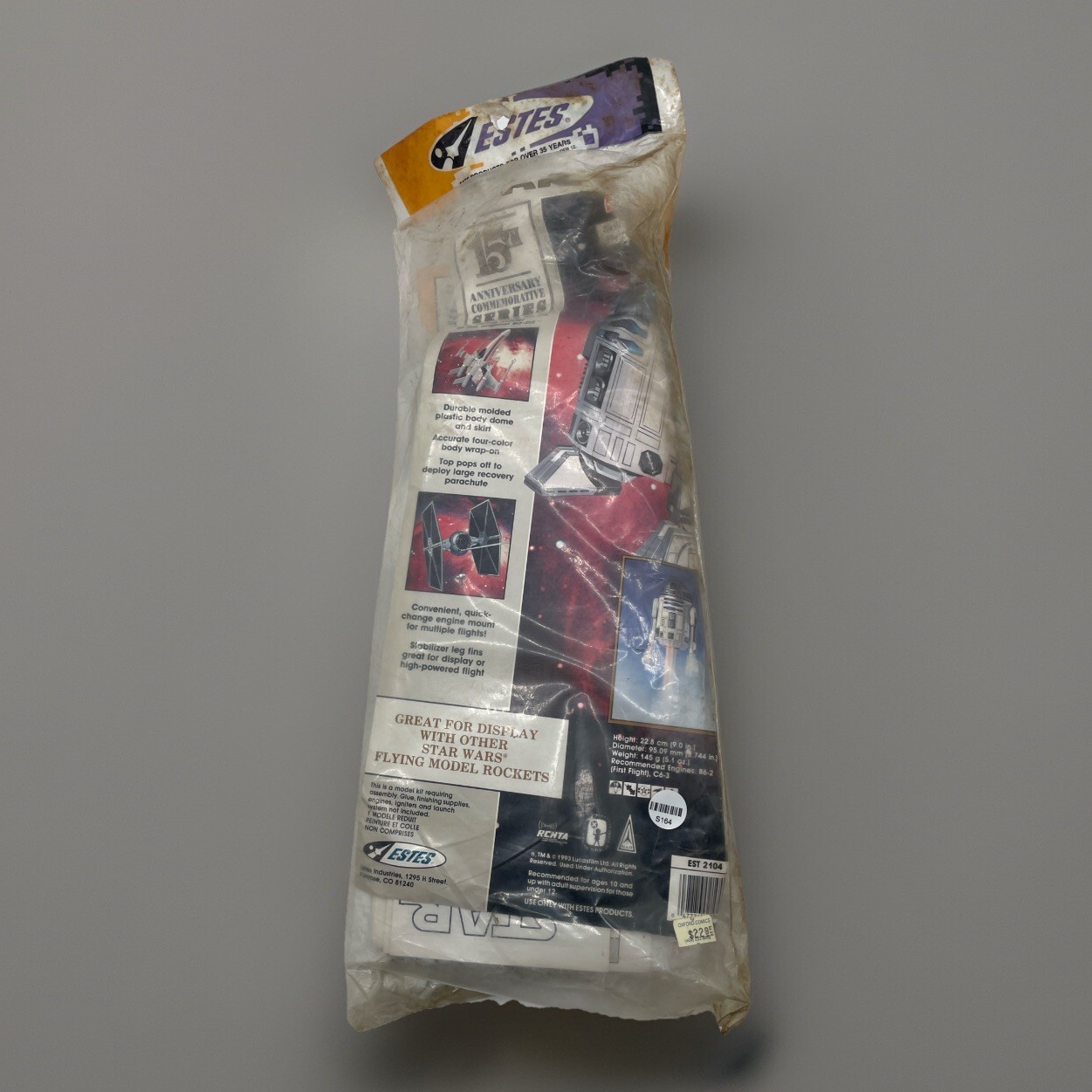 ESTES STAR WARS R2-D2 FIGHTER ROCKET UNASSEMBLED FLYING MODEL ROCKET KIT