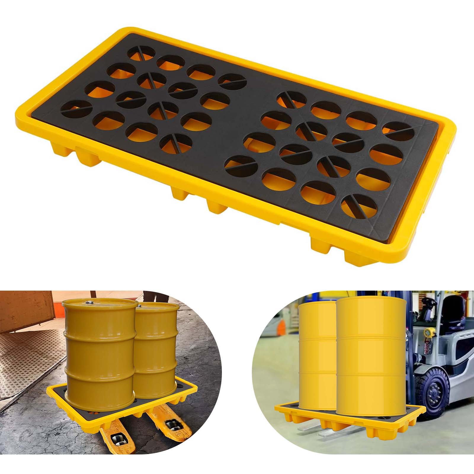 Spill Containment Platform, Spill Containment Platform With Drain Outlet