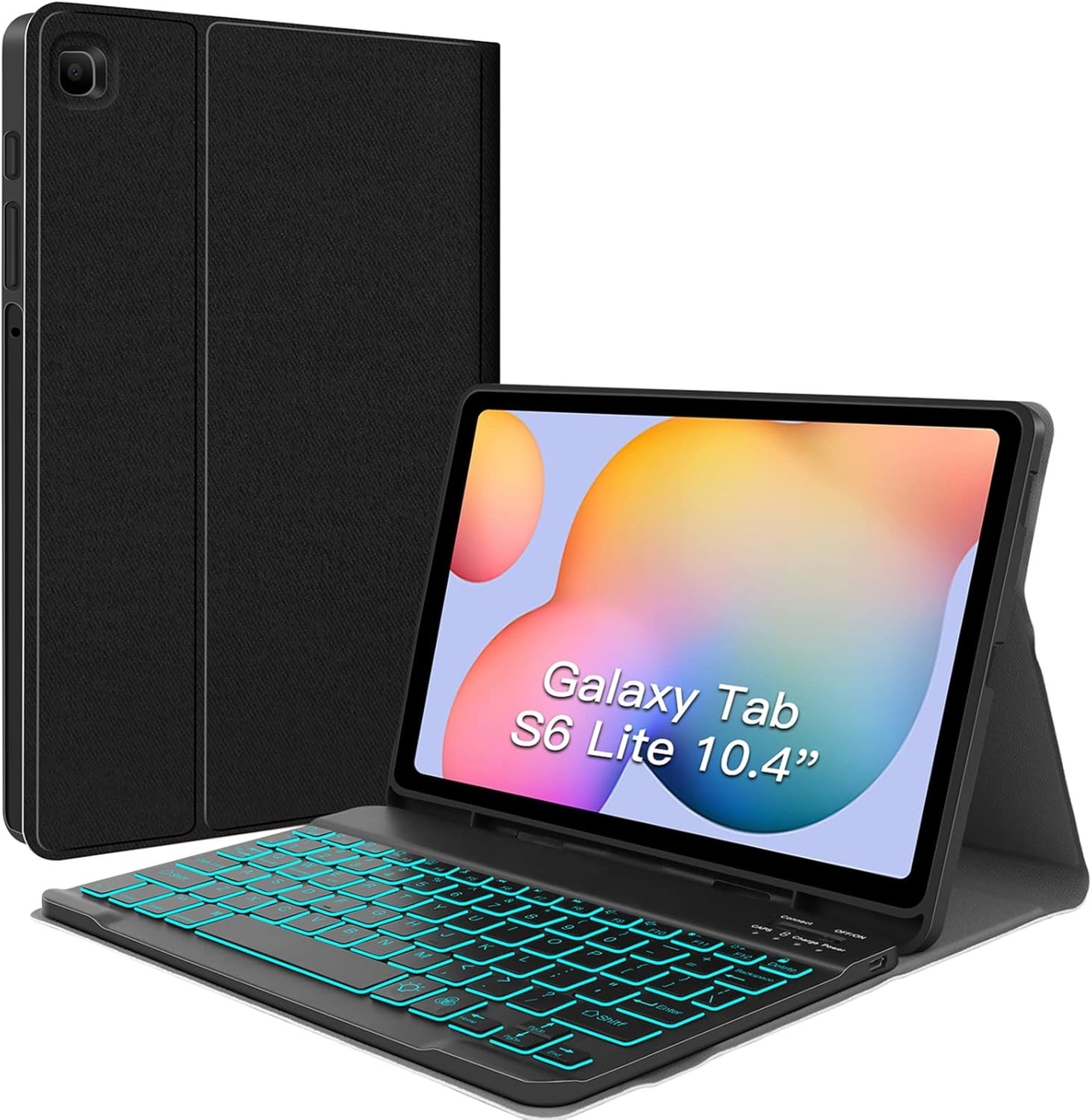 Samsung Galaxy Tab S6 Lite 10.4" Case with Wireless Keyboard & S Pen Holder