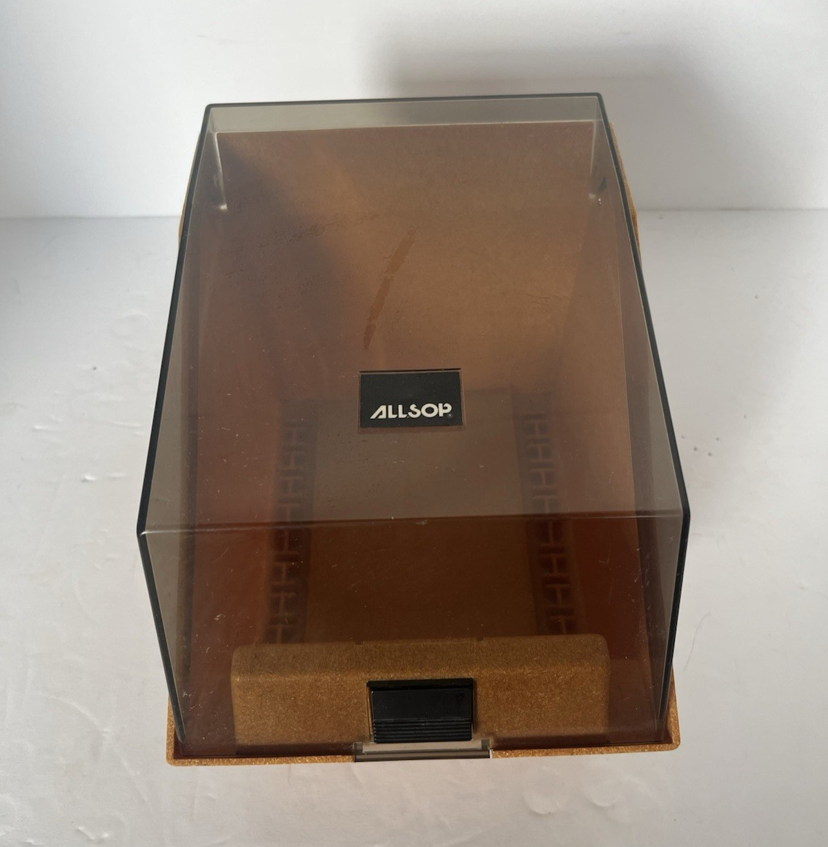 Vintage Allsop Disk File/60 5.25" Floppy Disk Storage Case Organizer