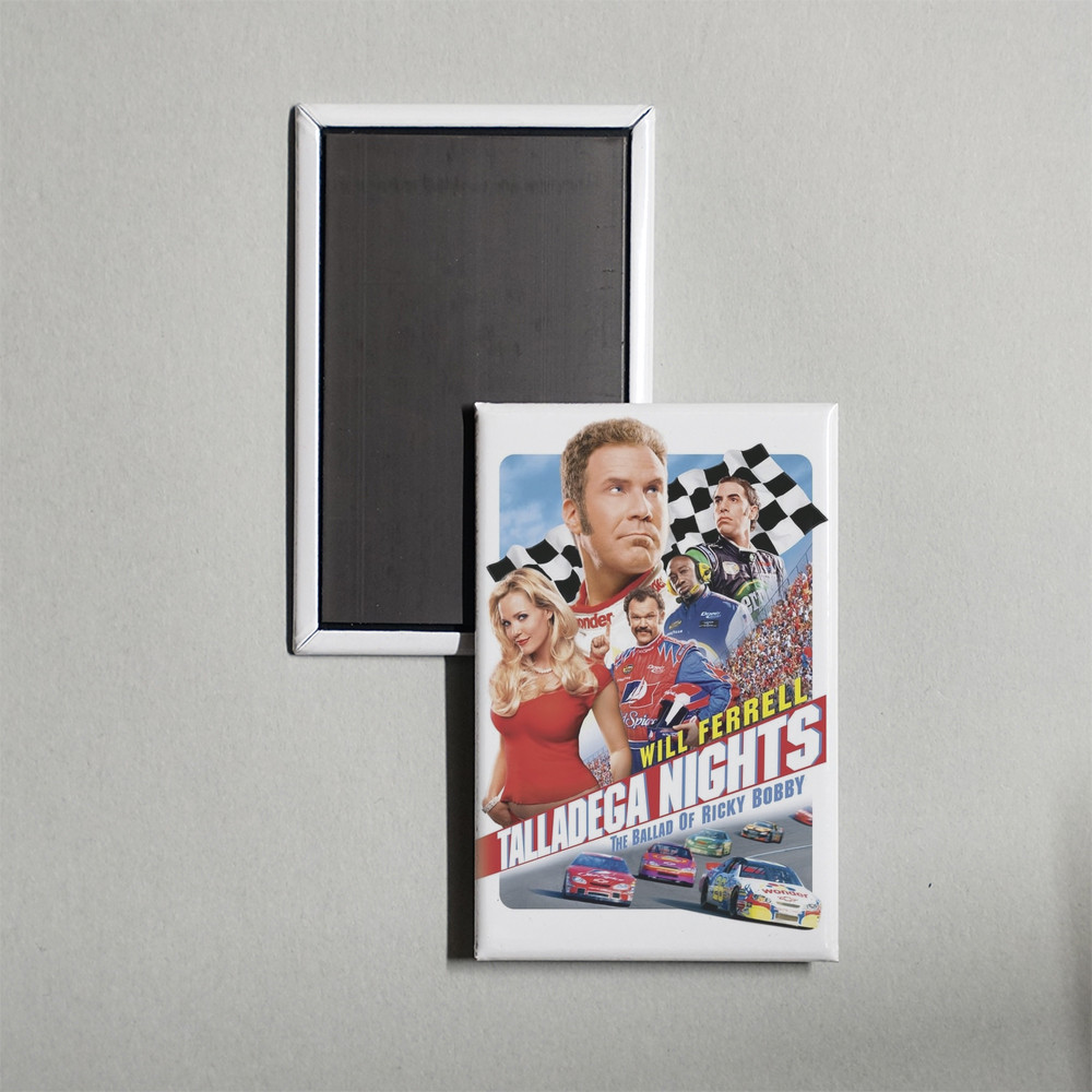 Talladega Nights The Ballad of Ricky Bobby Mini Movie Poster Fridge Magnet