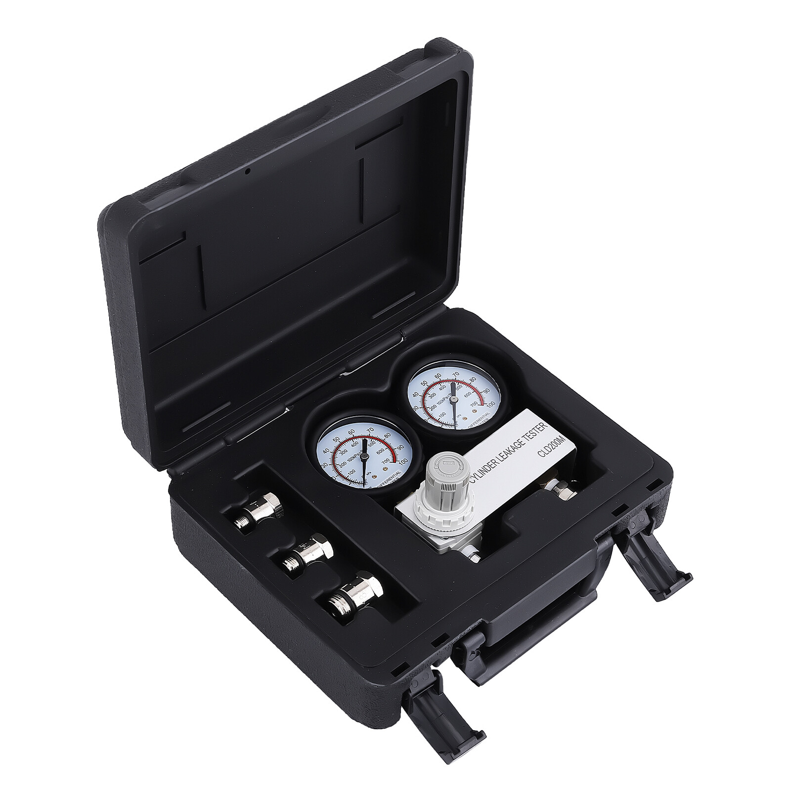 Cylinder Leak Down Tester Engine Compression Diagnostics Test Tool Kit Gauges