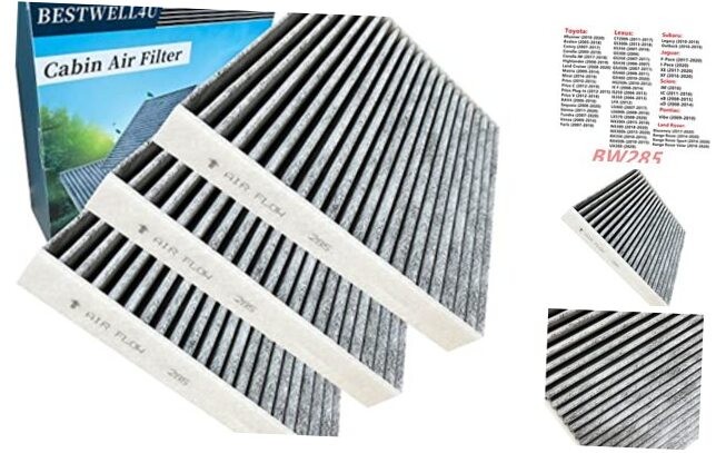 3 Pack BW285 Cabin Air Filter for