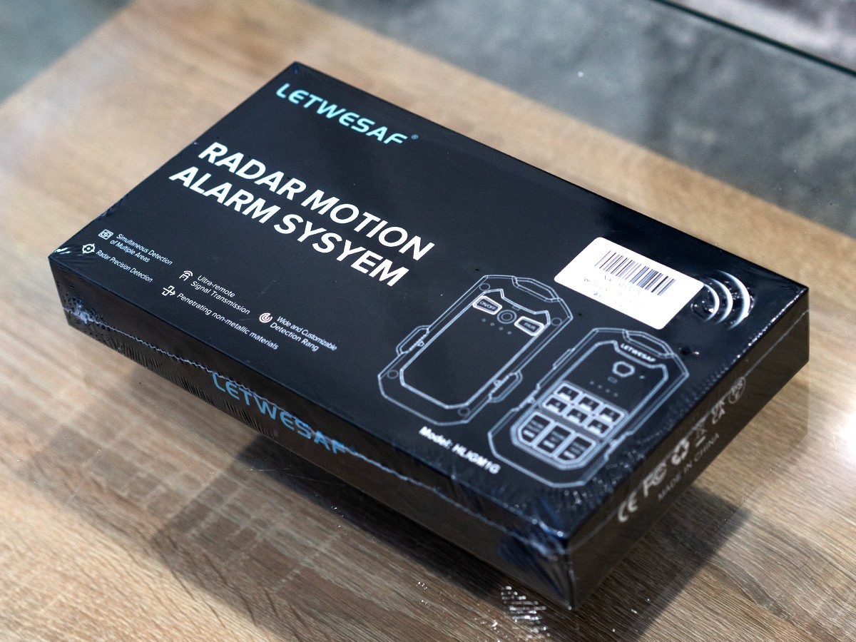 LETWESAF Portable Radar Perimeter Security Alarm HLIGM1G