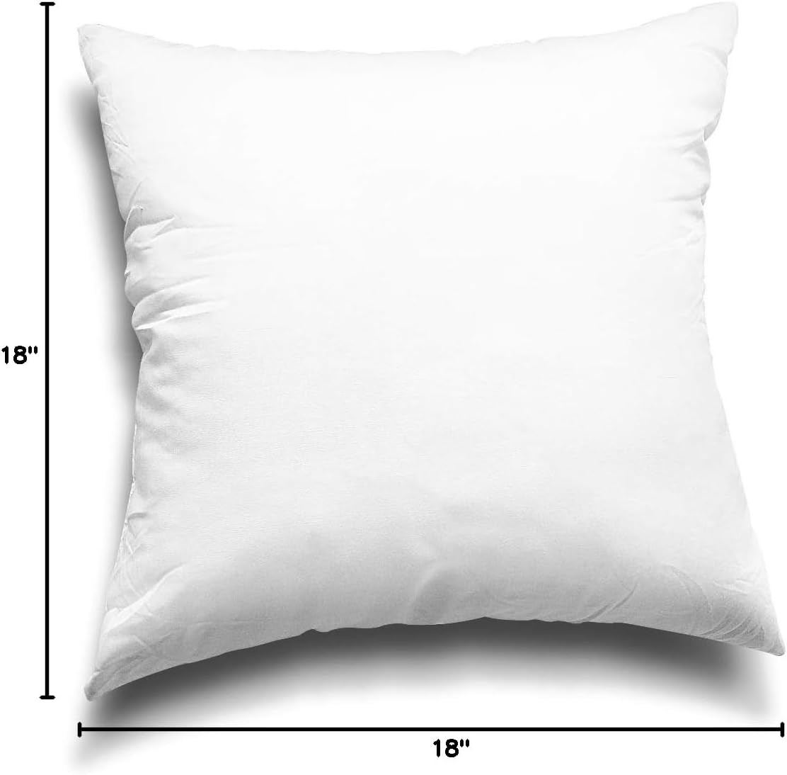 Throw Pillow Inserts, Set of 2 Lightweight Down Alternative Polyester Pillow, Co