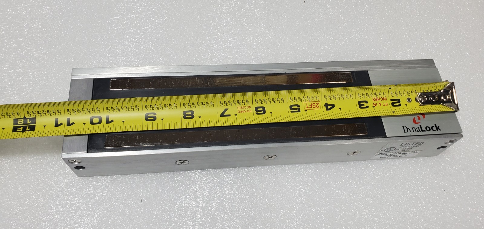 DynaLock 2011-US28-DSM Surface Mount Electromagnetic Lock 1200 LBS 12/24V NEW.