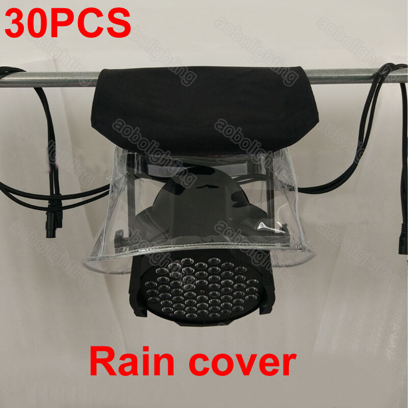 30x DJ Disco Stage Home Party Show LED Par Light Wash Waterpoof Rain Cover Coat