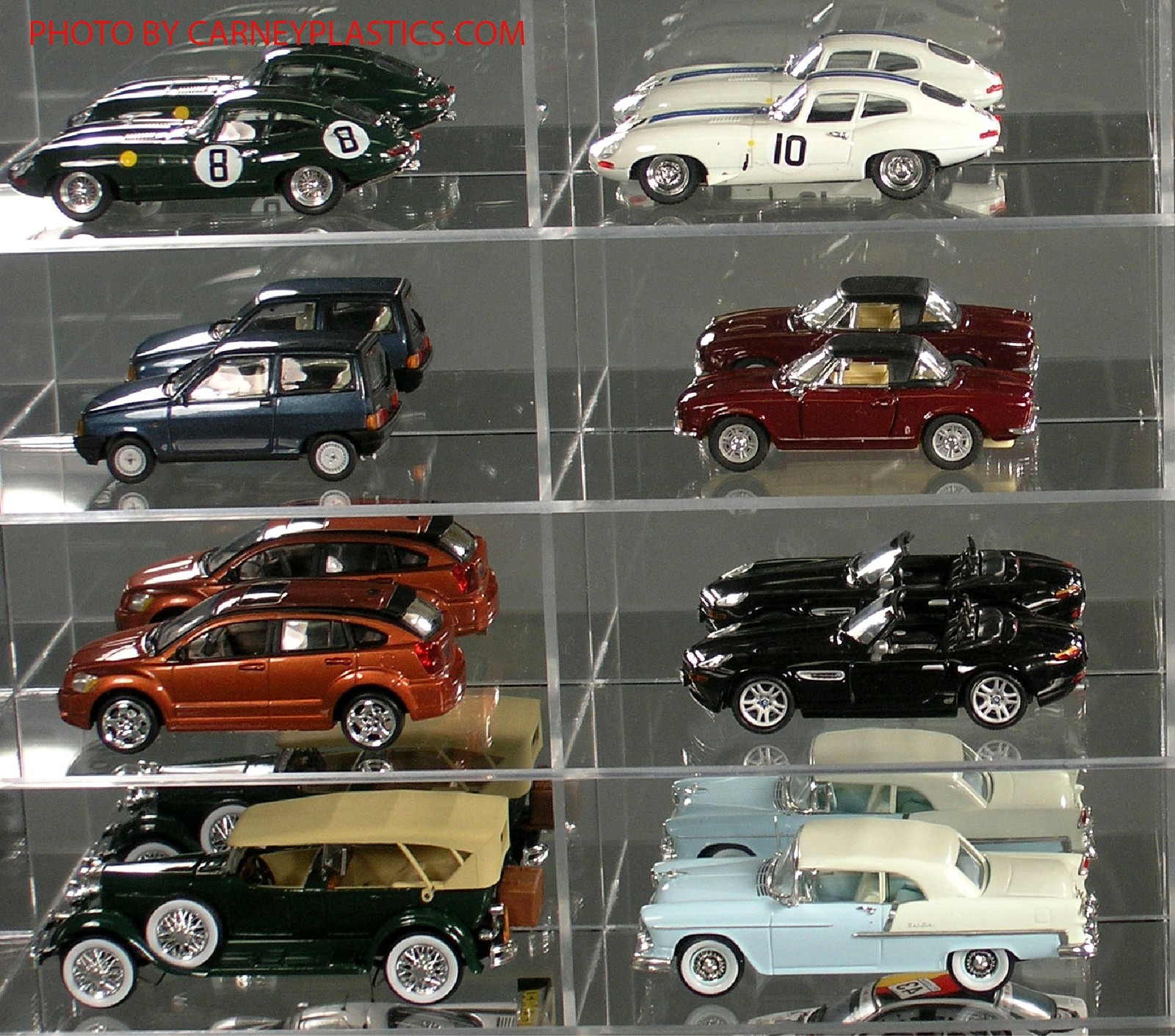 1:43 scale Diecast model Display Case 36 compartment