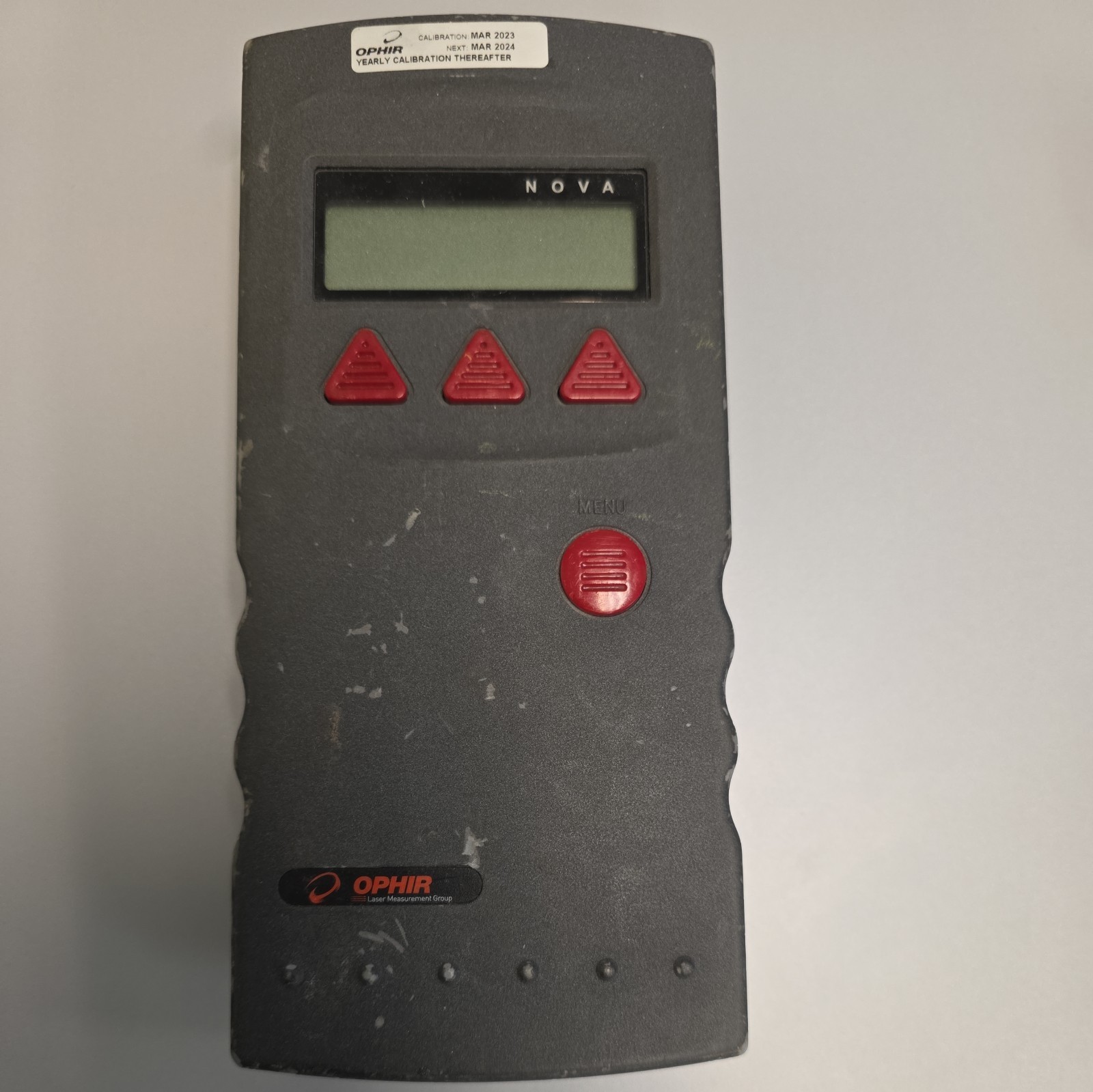 OPHIR NOVA DISPLAY-ROH 7Z01500 OPTICAL POWER METER. May only need new batteries