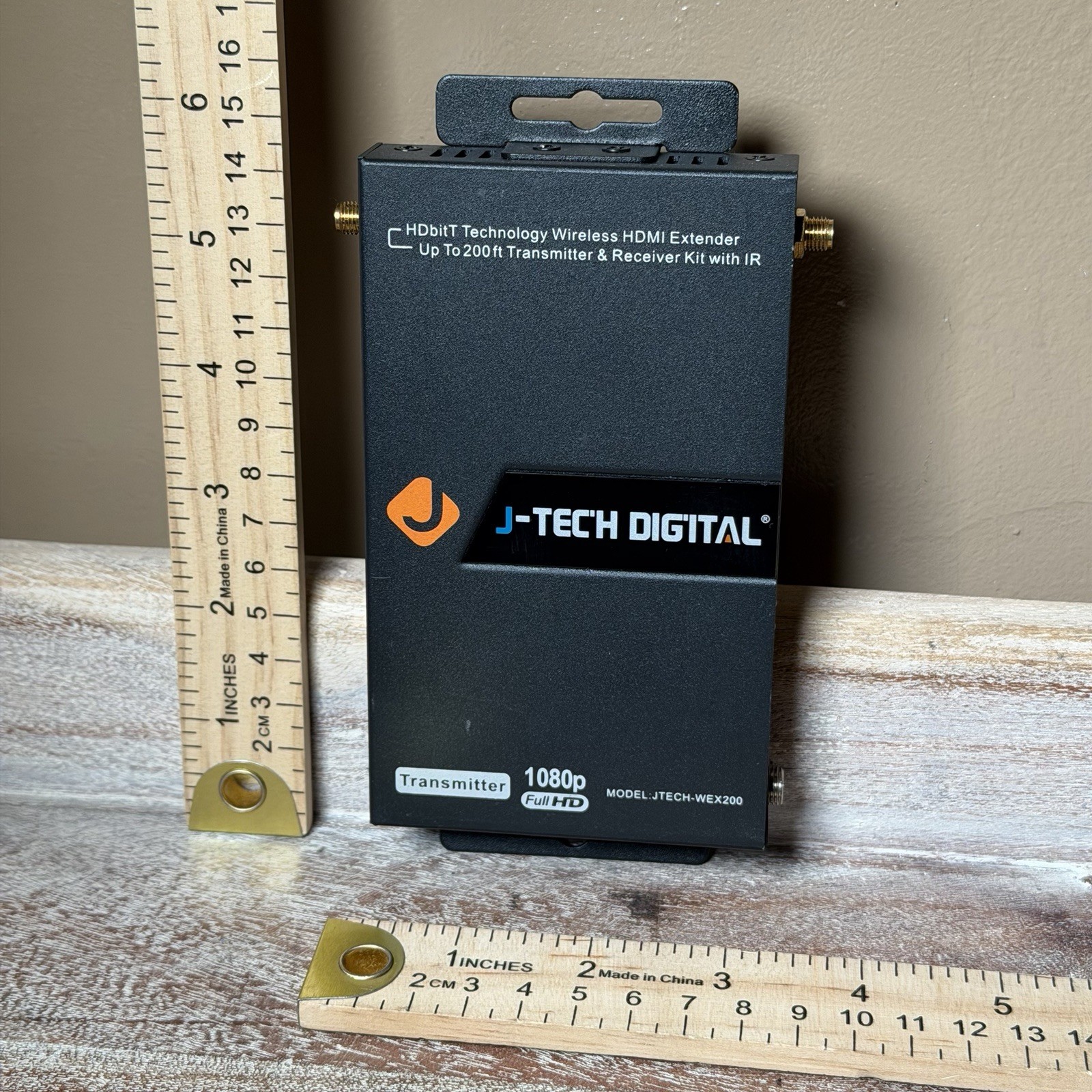 J-TECH DIGITAL WIRELESS HDMI EXTENDER RECEIVER JTECH-WEX-5D - NO ANTENNA